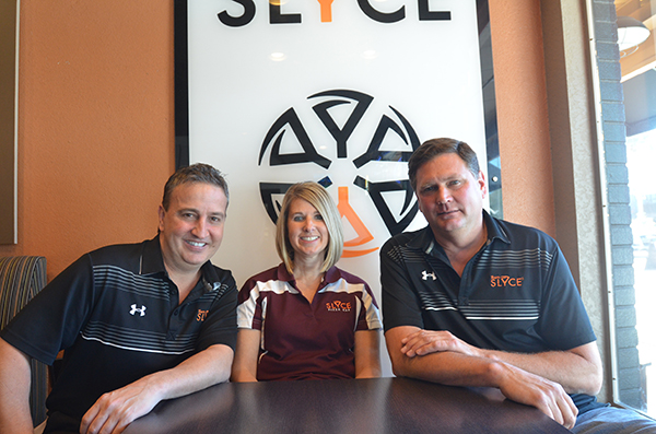 Owners Jack Bennett and Ken Gillespie with General Manager Suzanne Brown