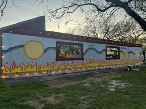 The Grove Wood Fired Pizza, Granbury, Texas, mural