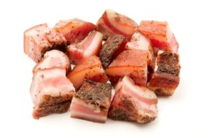 guanciale, cured meat